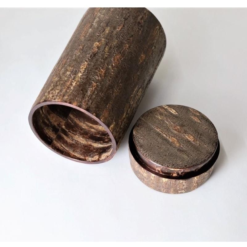 Cherry Bark Art Coffee Container - Marble coffee container