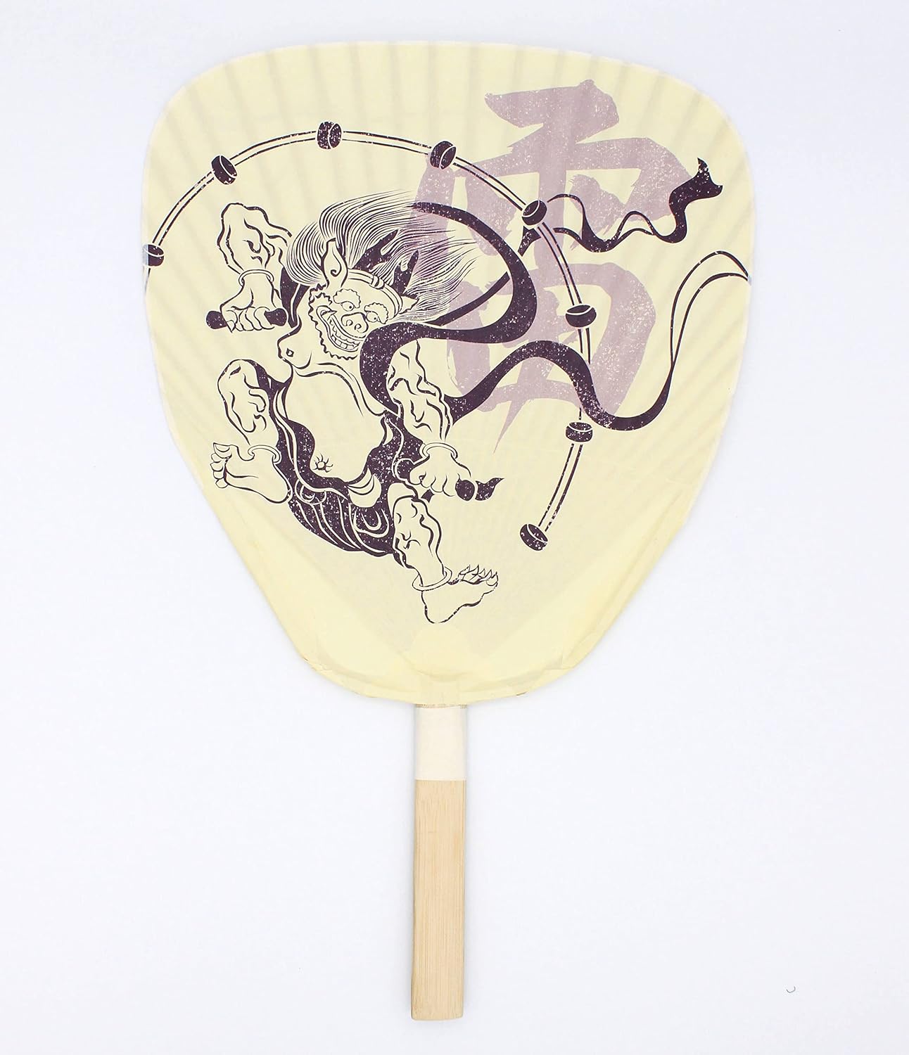 Shibu-Uchiwa, Fujin and Raijin (Wind God and Thunder God)