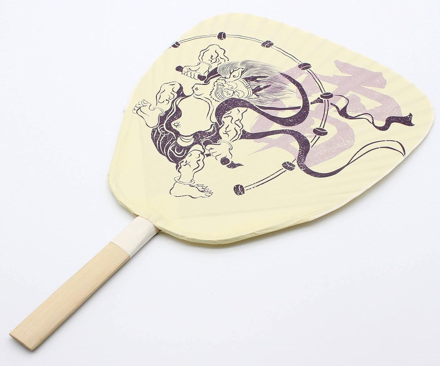 Shibu-Uchiwa, Fujin and Raijin (Wind God and Thunder God)