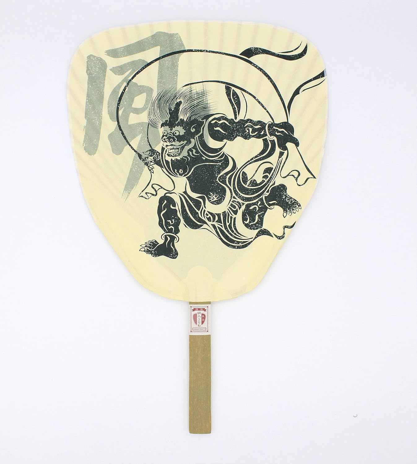 Shibu-Uchiwa, Fujin and Raijin (Wind God and Thunder God)