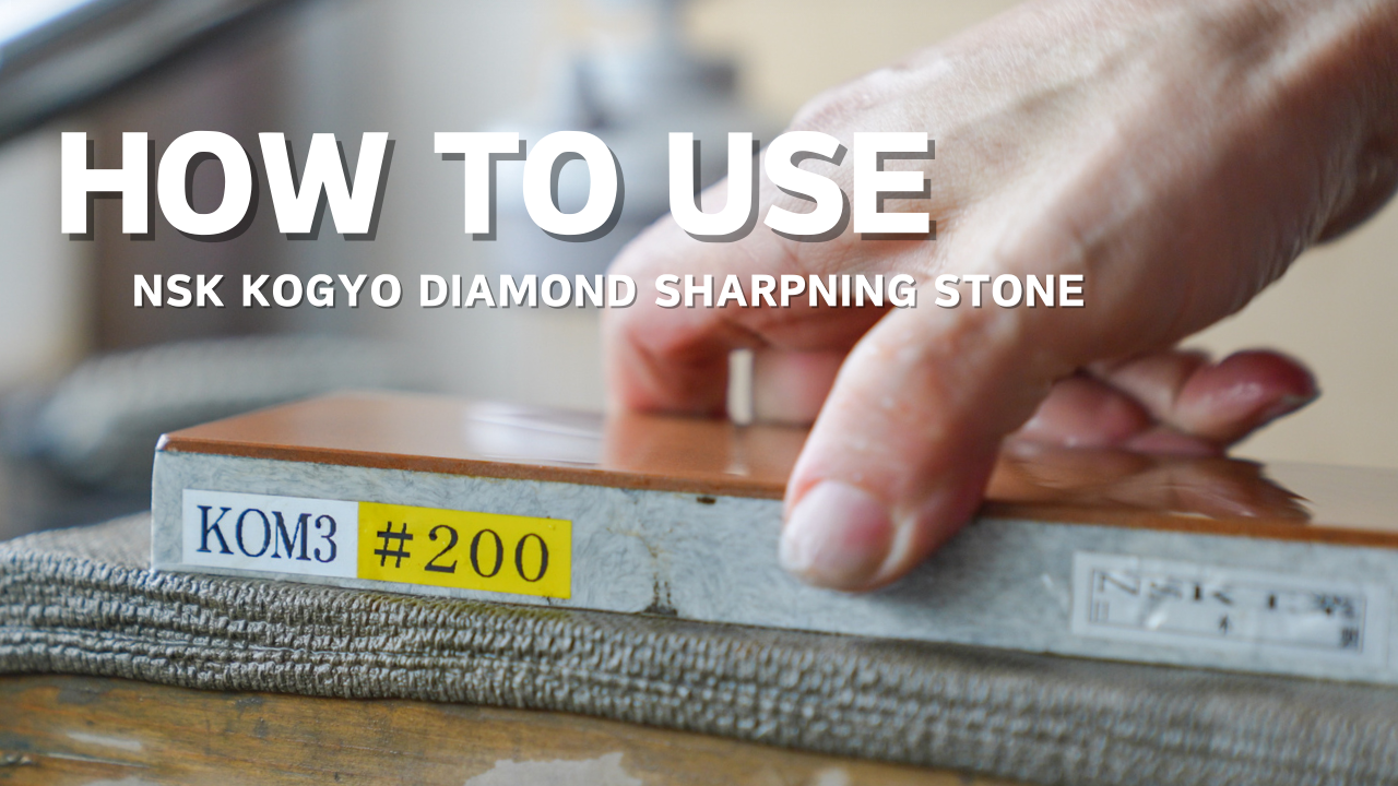 Load video: how to use nsk kogyo diamond sharpening stone