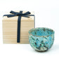 Tsutsu Chawan (tube tea bowl) Blue