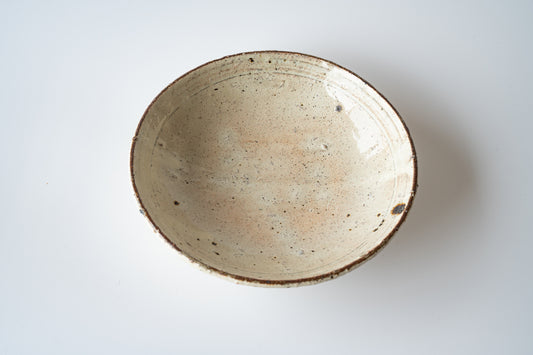 Plate Large Haiyugesho (ash glaze)