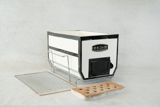 Sumibi-Yakitori Konro with Stand white