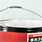 Mikawayaki Shichirin Juju with Stand and Barbecue Net Stopper red