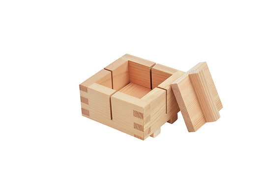 Hinoki Press Sushi Box cross cutting (4 pieces)