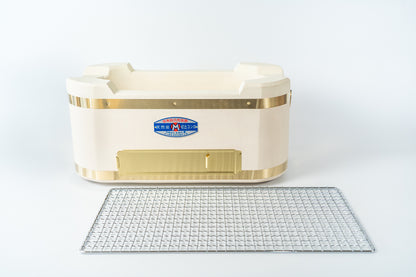 Koban Shichirin with brass hoop