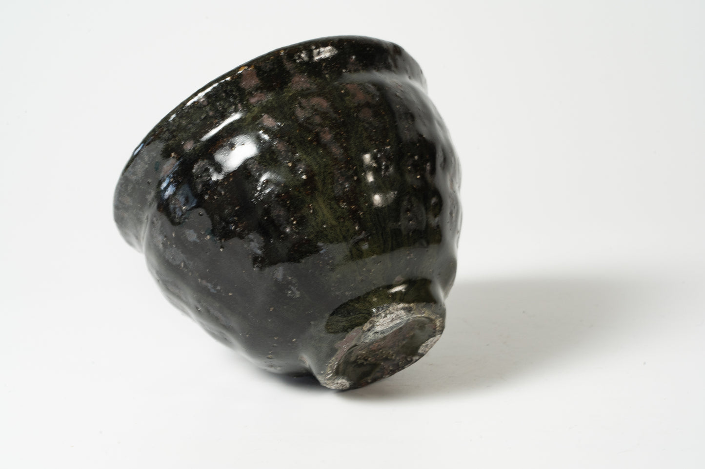 Kumidashi cup Kuro Haiyu (black ash glaze)