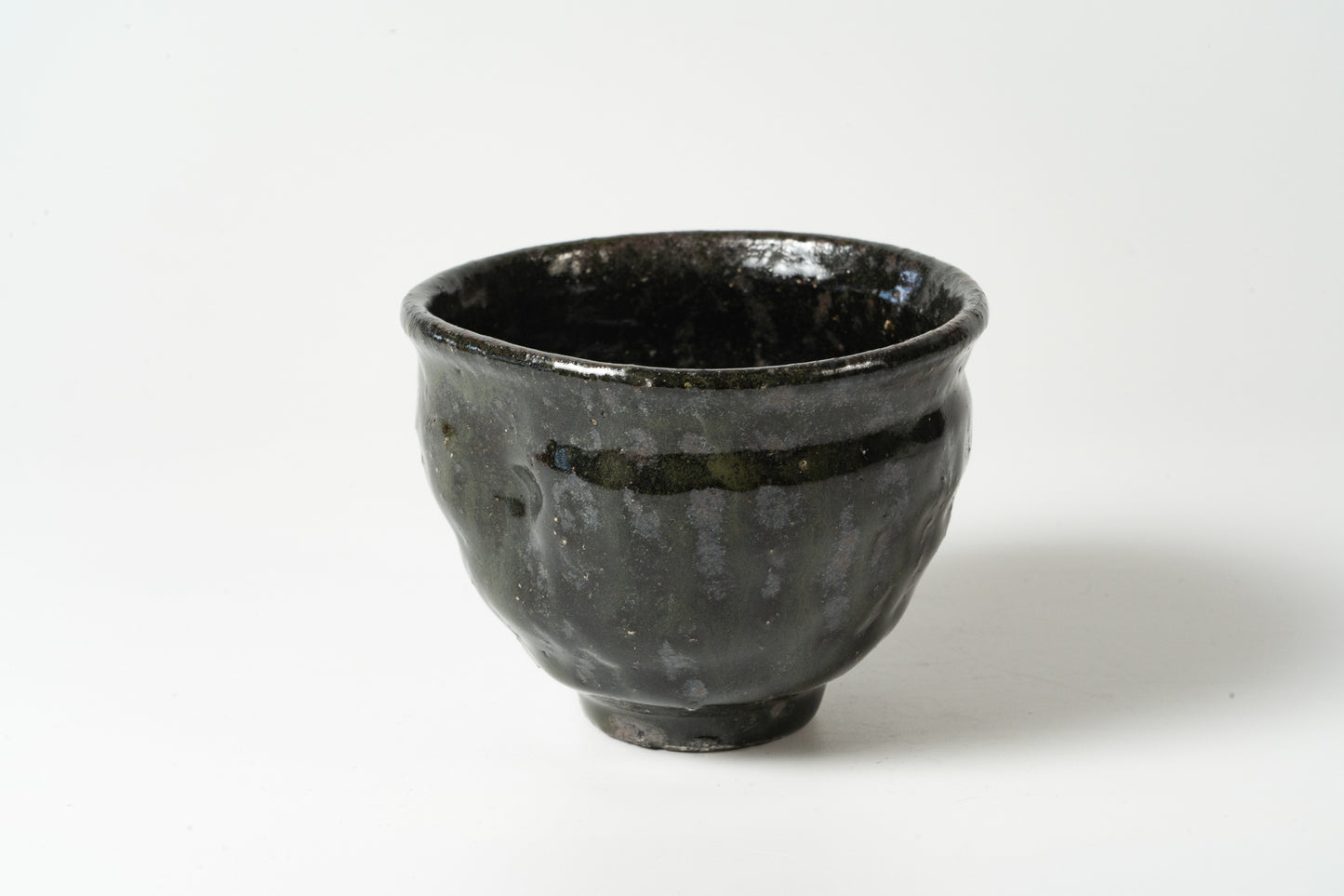 Kumidashi cup Kuro Haiyu (black ash glaze)