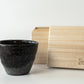 Kumidashi cup Kuro Haiyu (black ash glaze)