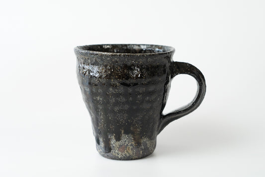 Tall Mug Kuro Haiyu (black ash glaze)