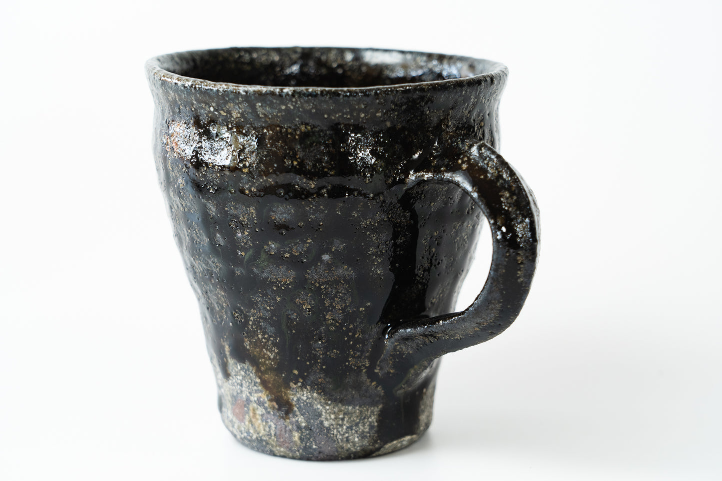 Tall Mug Kuro Haiyu (black ash glaze)