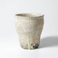 Tall Mug Kohiki Haiyu (white slip glaze & ash glaze)