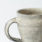 Tall Mug Kohiki Haiyu (white slip glaze & ash glaze)