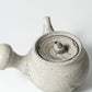 Low Teapot  Kohiki Haiyu (white slip glaze & ash glaze)