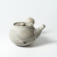 Low Teapot  Kohiki Haiyu (white slip glaze & ash glaze)