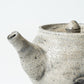 Low Teapot  Kohiki Haiyu (white slip glaze & ash glaze)