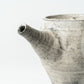 Tall Teapot Kohiki Haiyu (white slip glaze & ash glaze)