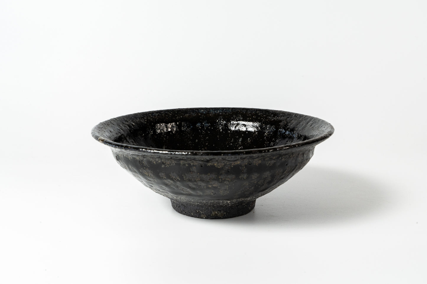 Asabachi Bowl Small Kuro Haiyu (black ash glaze)