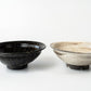 Asabachi Bowl Medium Kuro Haiyu (black ash glaze)