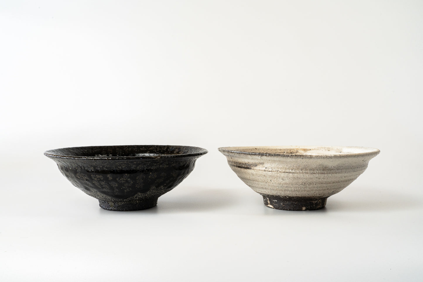 Asabachi Bowl Large Kuro Haiyu (black ash glaze)