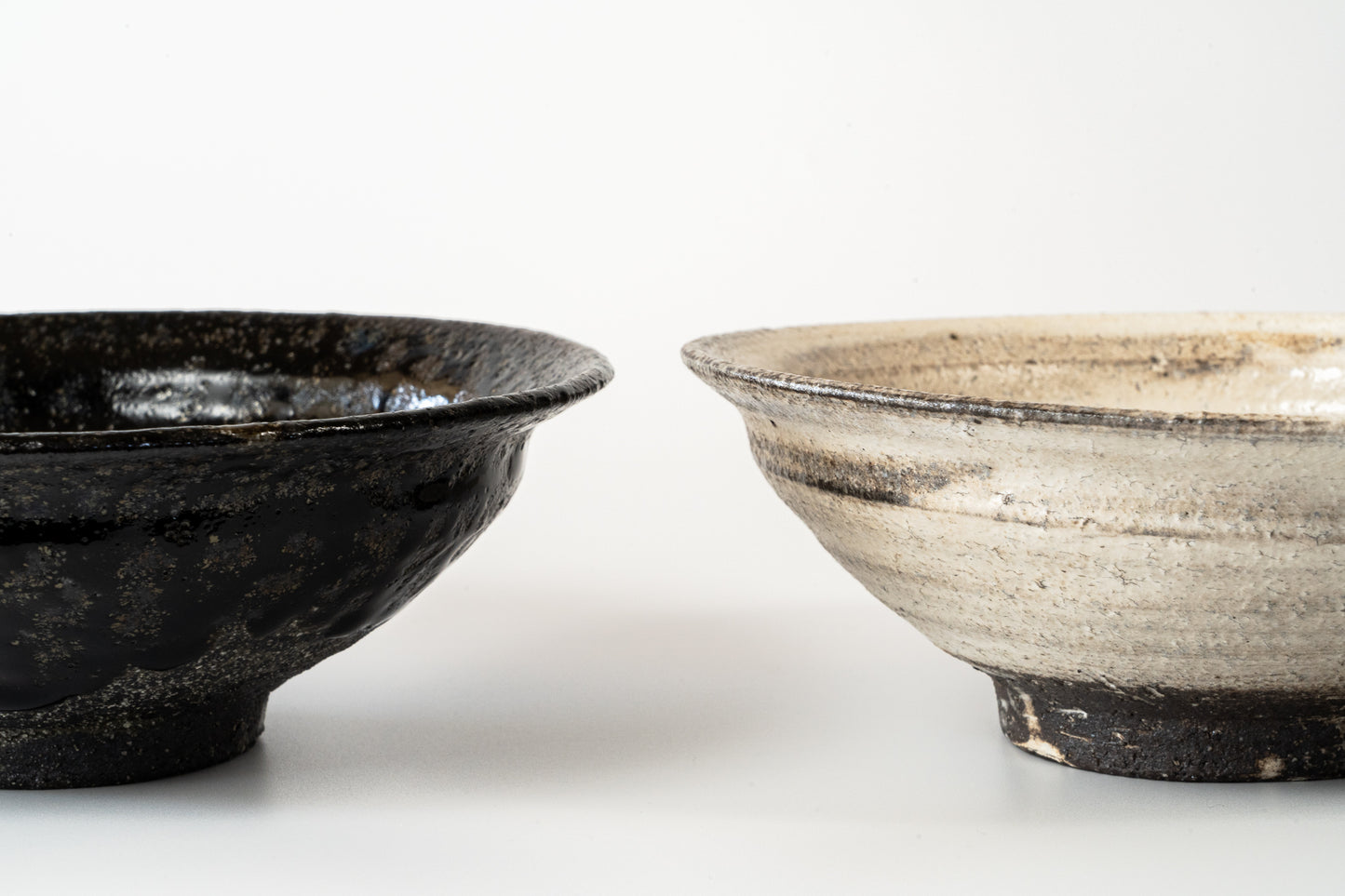 Asabachi Bowl Large Kuro Haiyu (black ash glaze)