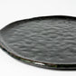 Plate Kuro Haiyu (black ash glaze)