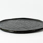 Plate Kuro Haiyu (black ash glaze)