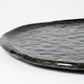 Plate Kuro Haiyu (black ash glaze)