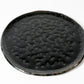 Plate Kuro Haiyu (black ash glaze)